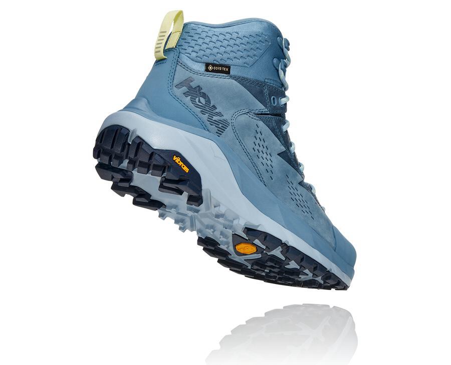 Botas De Montaña Hoka One One Mujer Azules - Kaha Gore-Tex - HOSM05764